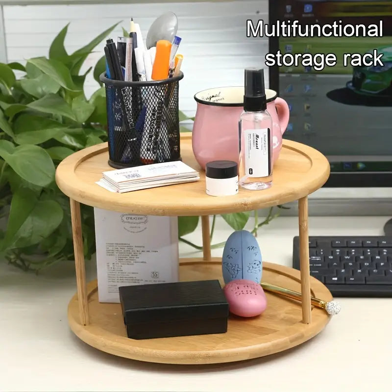 1pc Cosmetic Rotating Seasoning Rack-4