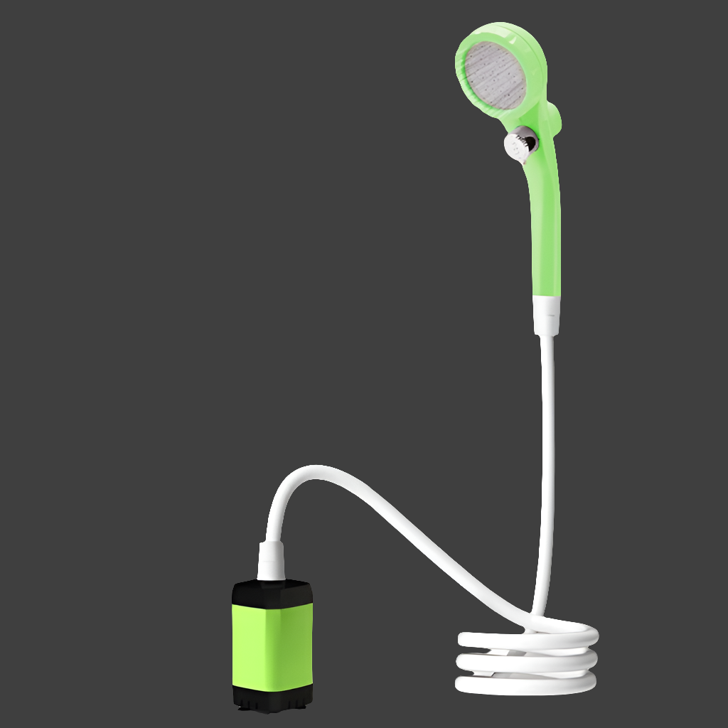 Portable Camping Shower Kit with Digital Display