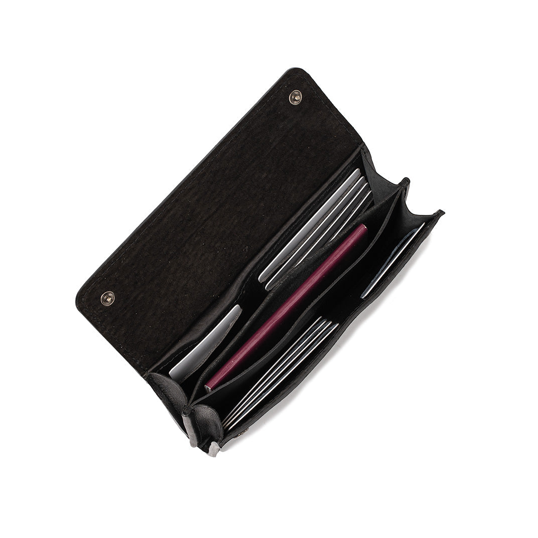 Leather AirTag Wallet - Long 2.1-4