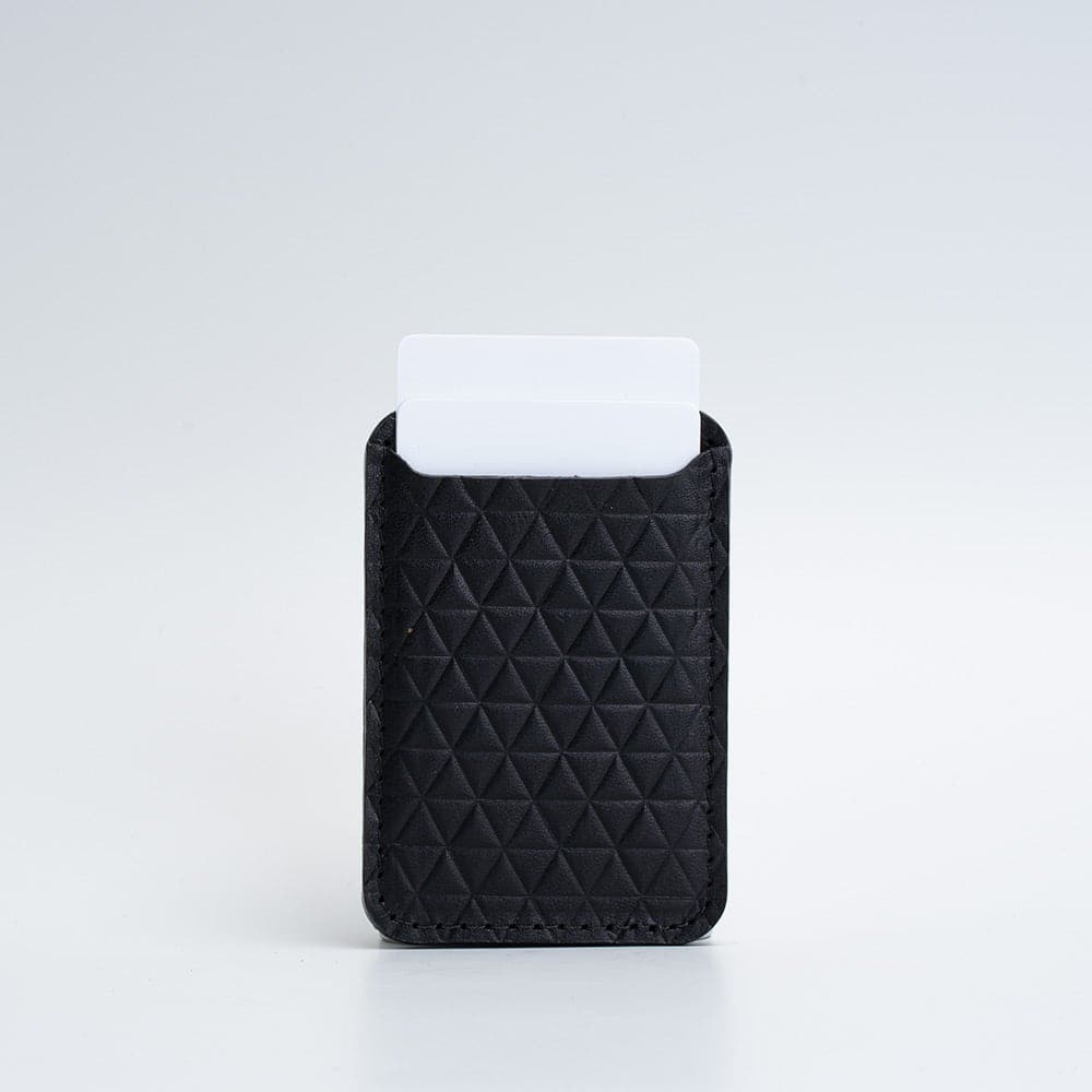 Leather wallet with MagSafe - Diamonds-3